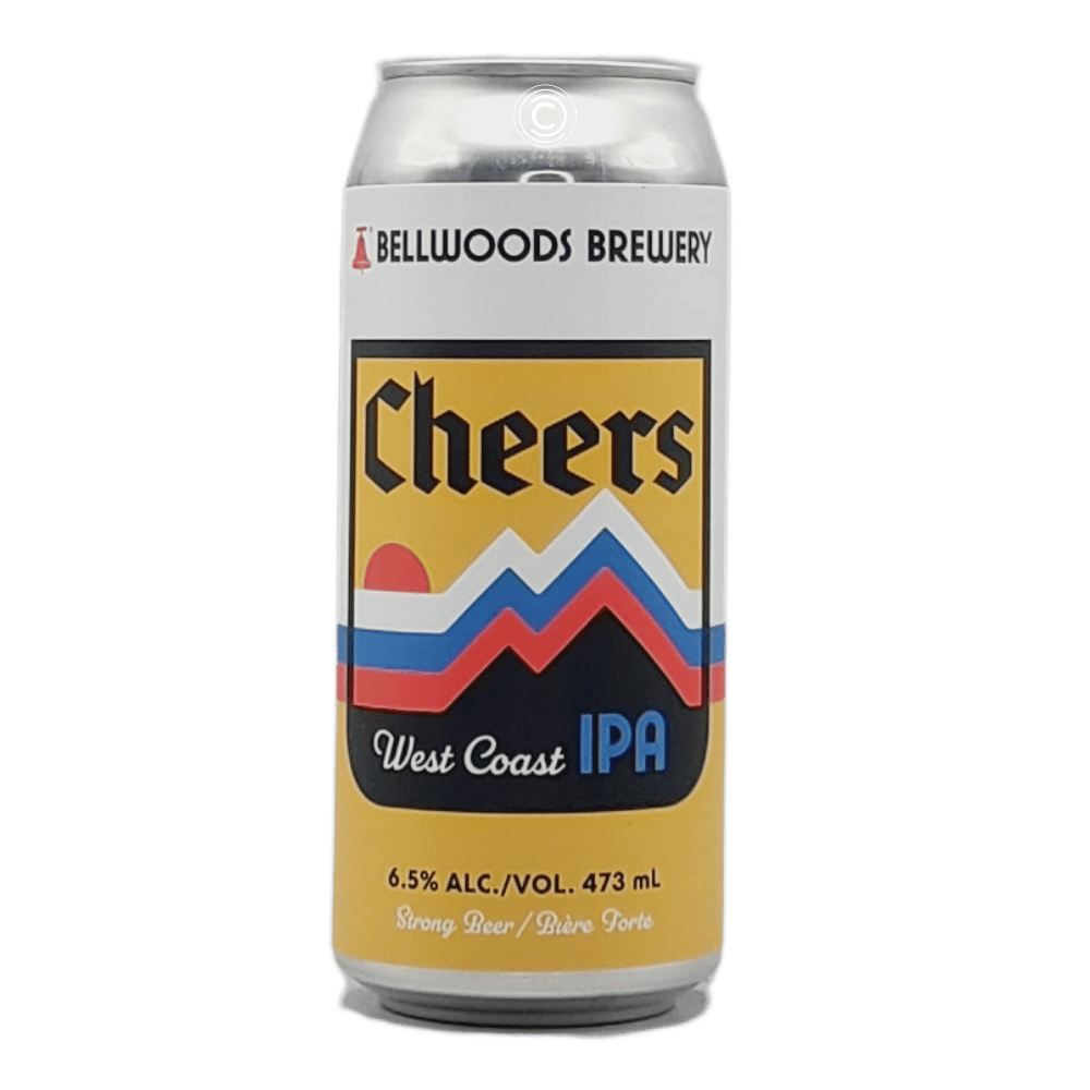 Cheers West Coast IPA by Bellwoods Brewery, beer label