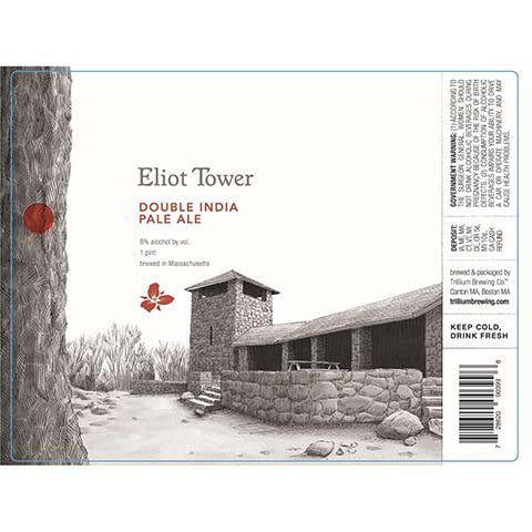 Trillium Elliot Tower DIPA by Trillium Brewing, beer label