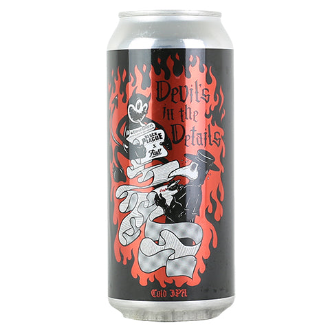Black Plague Devils In The Details Cold IPA by Black Plague Brewing, beer label