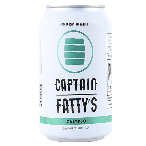 Captain Fatty Calypso Cucumber Sour by Captain Fatty's, beer label