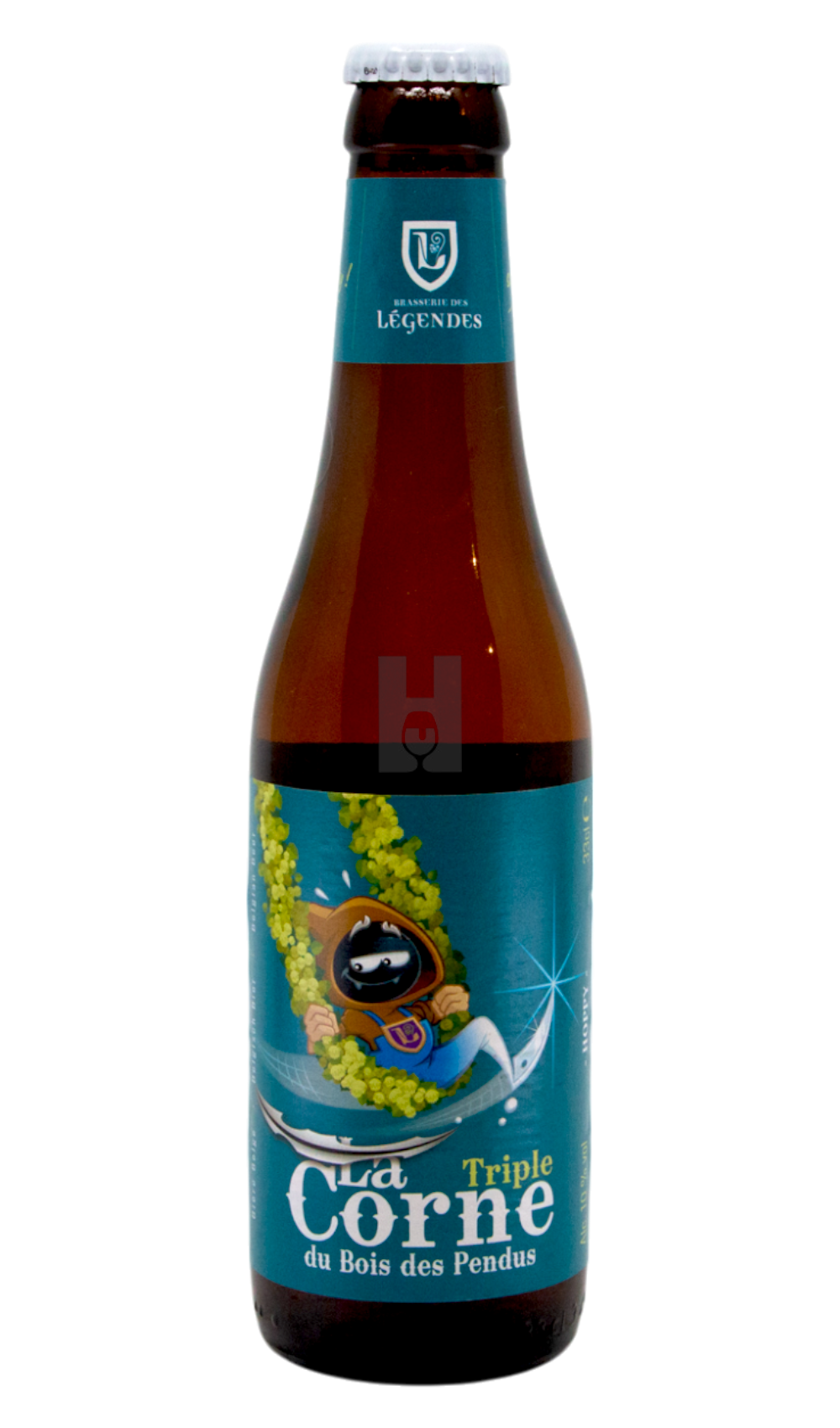 La Corne Tripel by Brasserie des Légendes, beer label