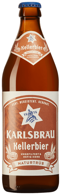 Karlsbräu Kellerbier by Karlsberg Brauerei, beer label