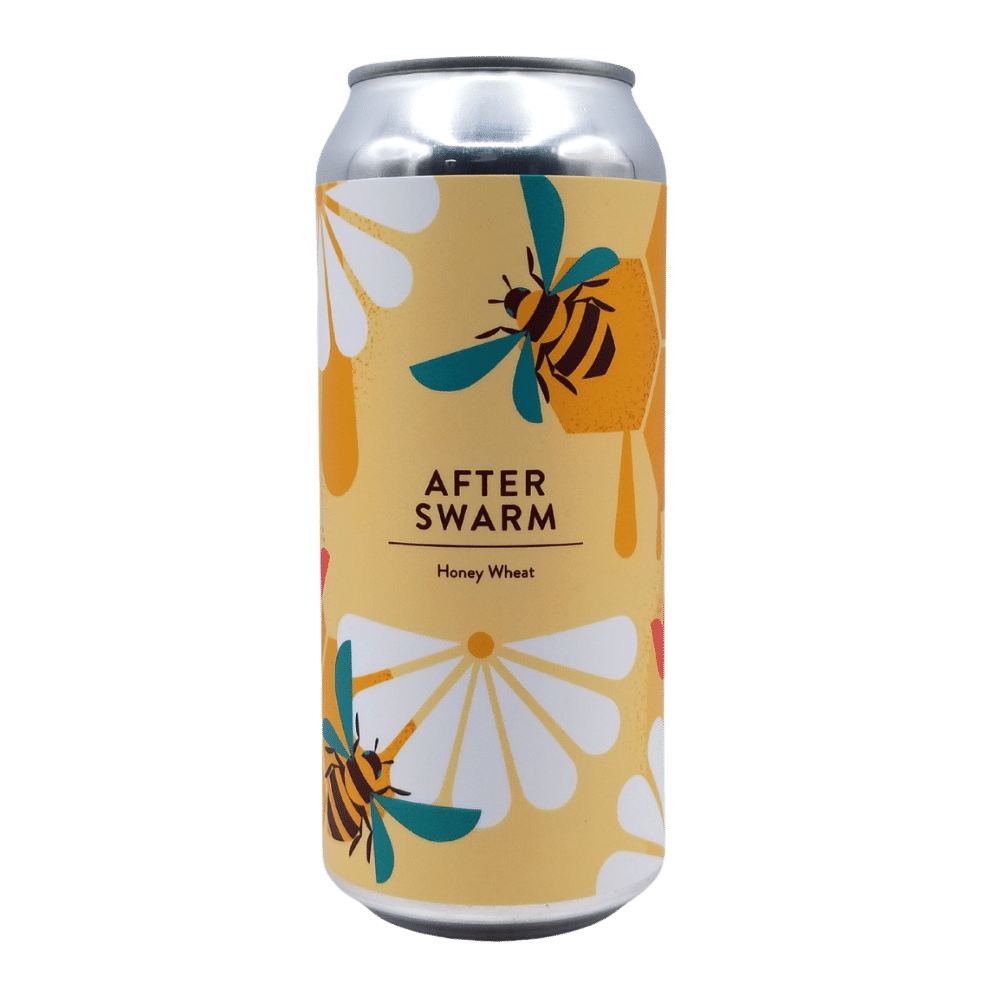 After Swarm Honey Wheat Ale by Born Brewing Co., beer label