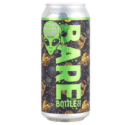 Barebottle Small Secrets Hazy Pale Ale by Barebottle Brewing Company, beer label