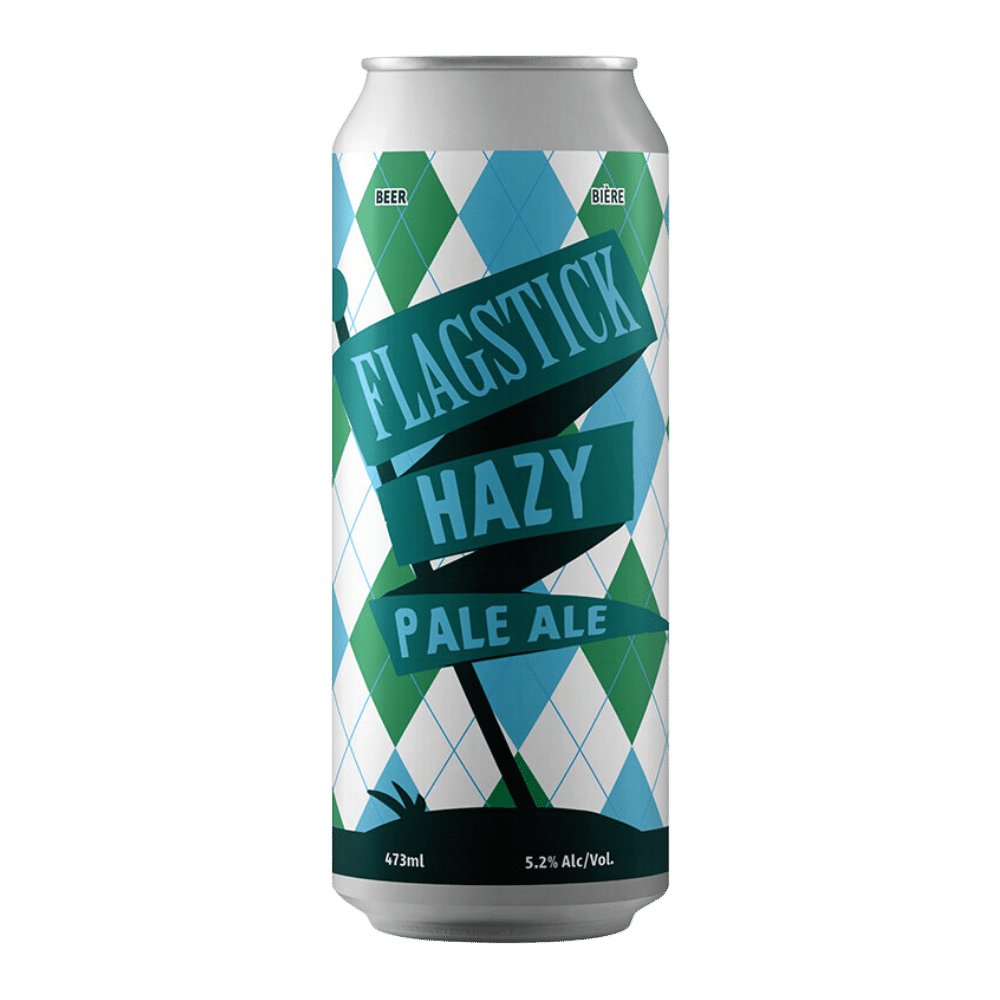 Flagstick Hazy Pale Ale by O.T Brewing Company, beer label