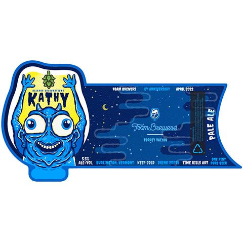 Foam Bizarre Celebrations Kathy Pale Ale by Foam Brewers, beer label