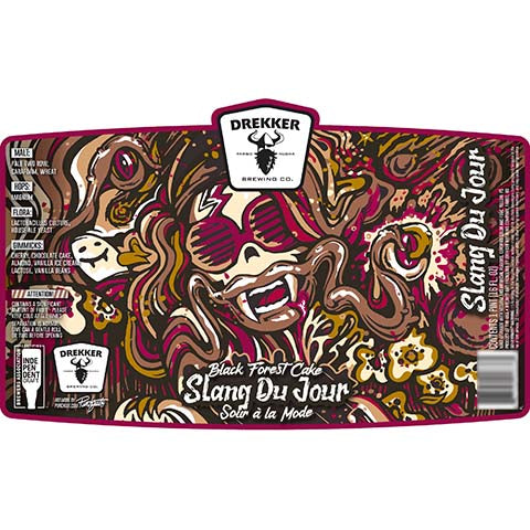 Drekker Slang Du Jour Black Forest Cake by Drekker Brewing Company, beer label