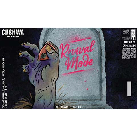 Cushwa Revival Mode West Coast IPA by Cushwa Brewing Co, beer label
