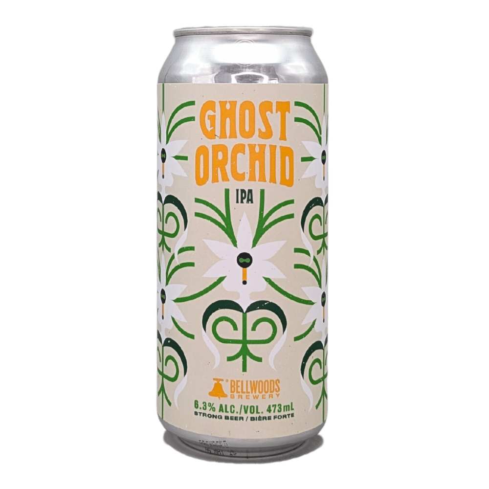 Ghost Orchid IPA by Bellwoods Brewery, beer label