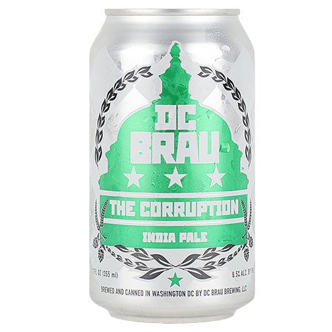 DC Brau The Corruption IPA by DC Brau Brewing Company, beer label