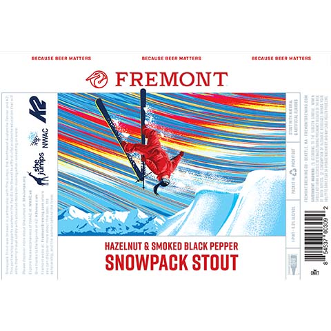 Fremont Snowpack Stout by Fremont Brewing Co, beer label