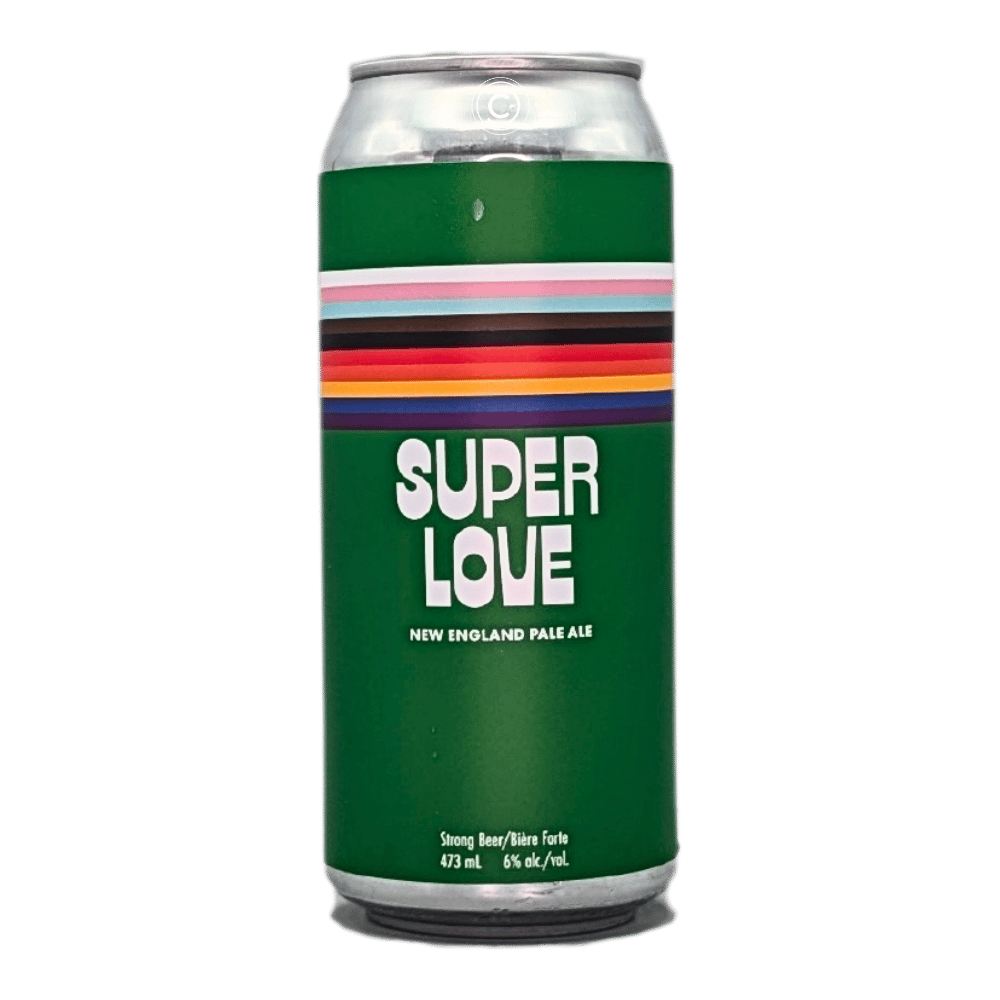 Company Super Love New England Pale Ale by Cabin Brewing Company, beer label