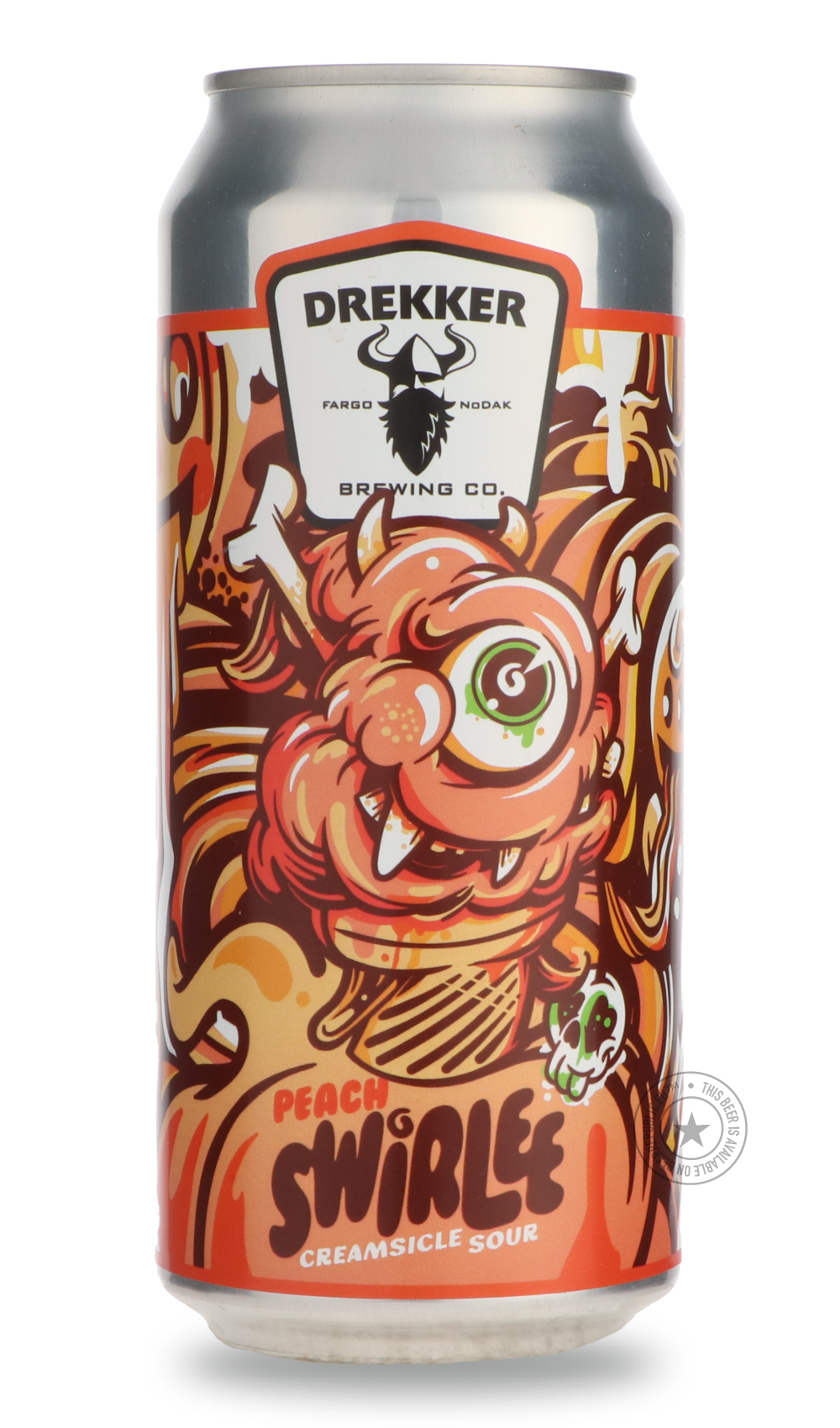 Swirlee - Peach Creamsicle by Drekker Brewing Company, beer label