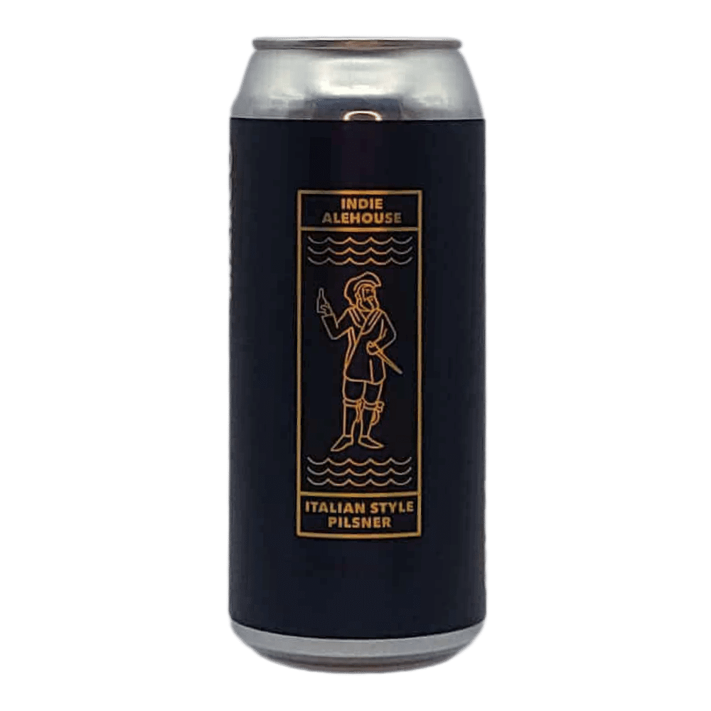 Marco Polo Italian Pilsner by Indie Alehouse, beer label