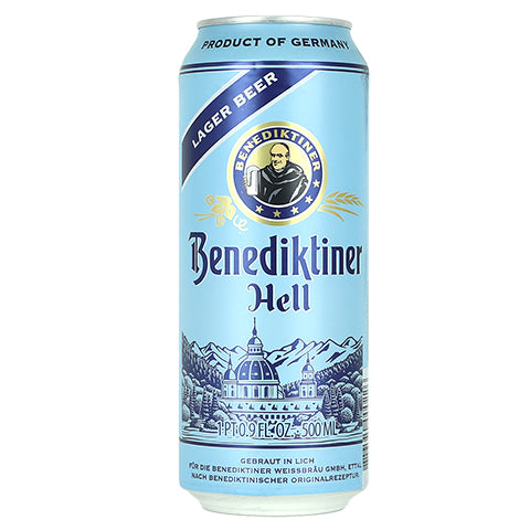 Benediktiner Hell Lager by Benediktiner Weissbräu, beer label