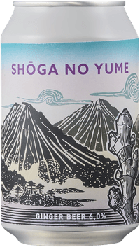 Shoga No Yume Ginger Dreams by Rocket Brewing Company, beer label
