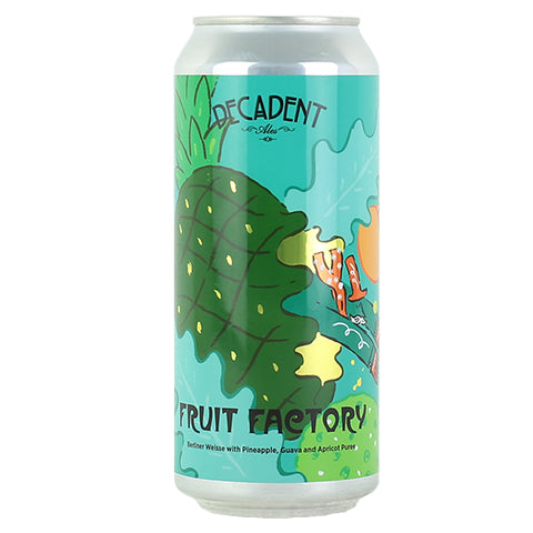 Decadent Fruit Factory Sour by Decadent Ales, beer label