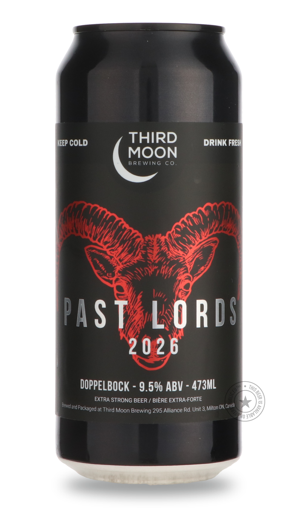 Past Lords by Third Moon, beer label