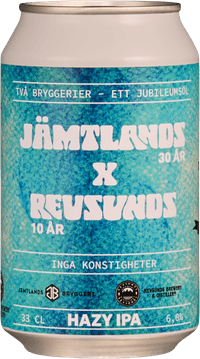 Jämtlands x Revsunds Hazy IPA by Revsunds Brewery, beer label