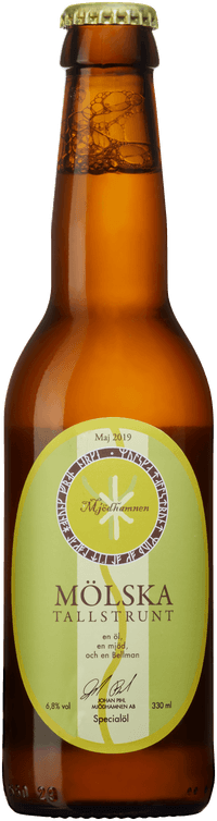 Mölska Tallstrunt by Mjödhamnen, beer label