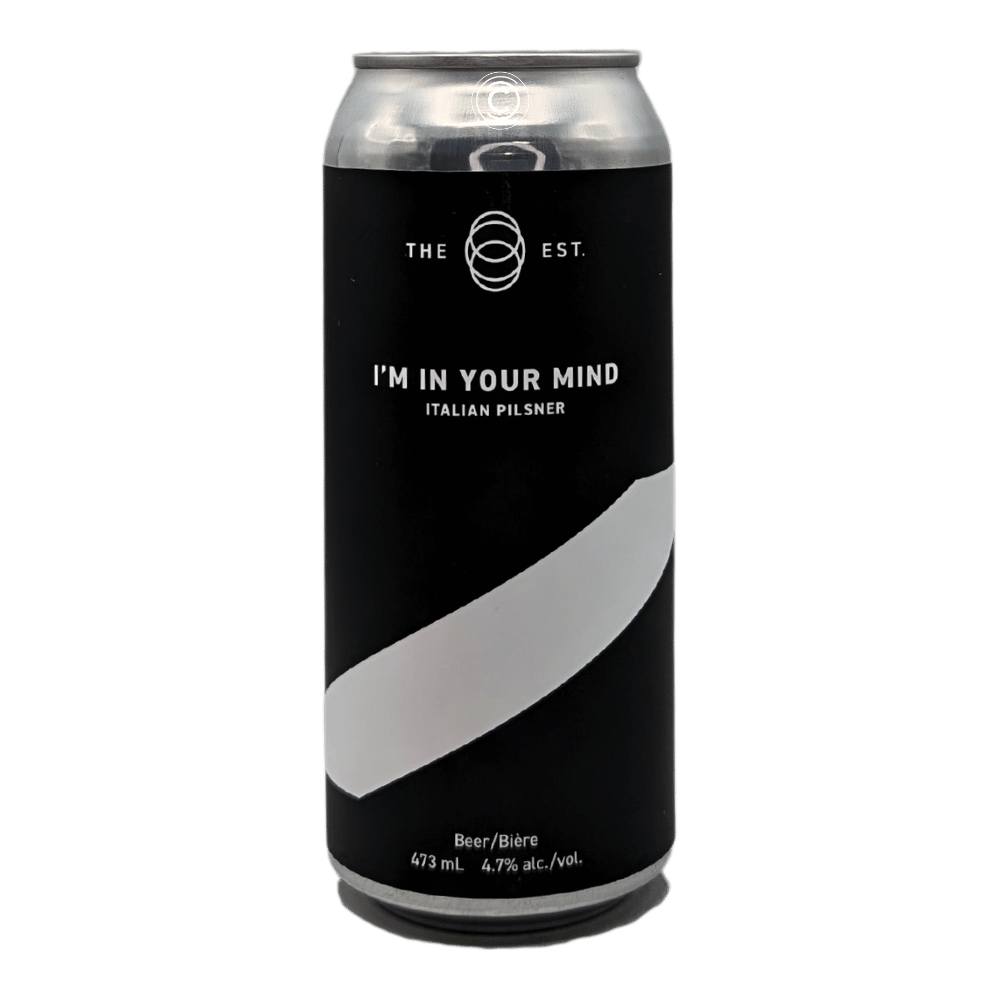 I'm In Your Mind Italian Pilsner by The Establishment Brewing Company, beer label