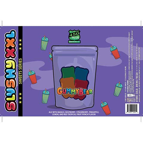 450 North Gummybear Sour Ale by 450 North Brewing Company, beer label