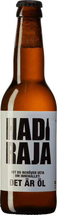Hadiraja Glutenfri by Train Station Brewery, beer label