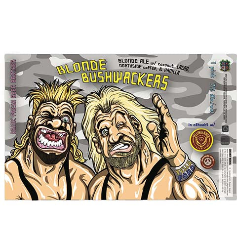 Chandler's Ford Blonde Bushwackers Blonde Ale by Chandler's Ford Brewing LLC, beer label