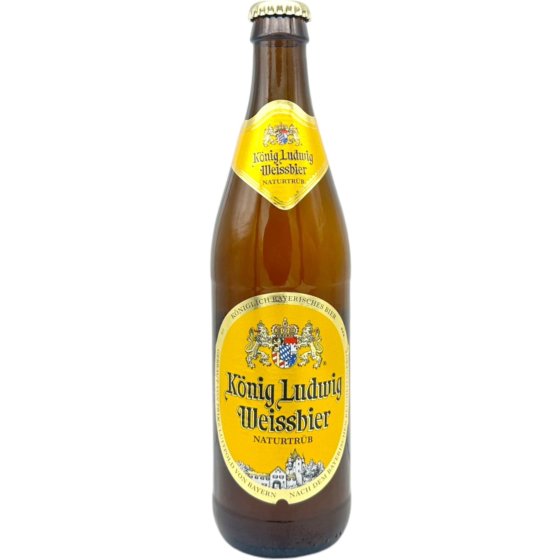 König Ludwig Schlossbrauerei Kaltenberg König Ludwig Weissbier Hell by König Ludwig, beer label