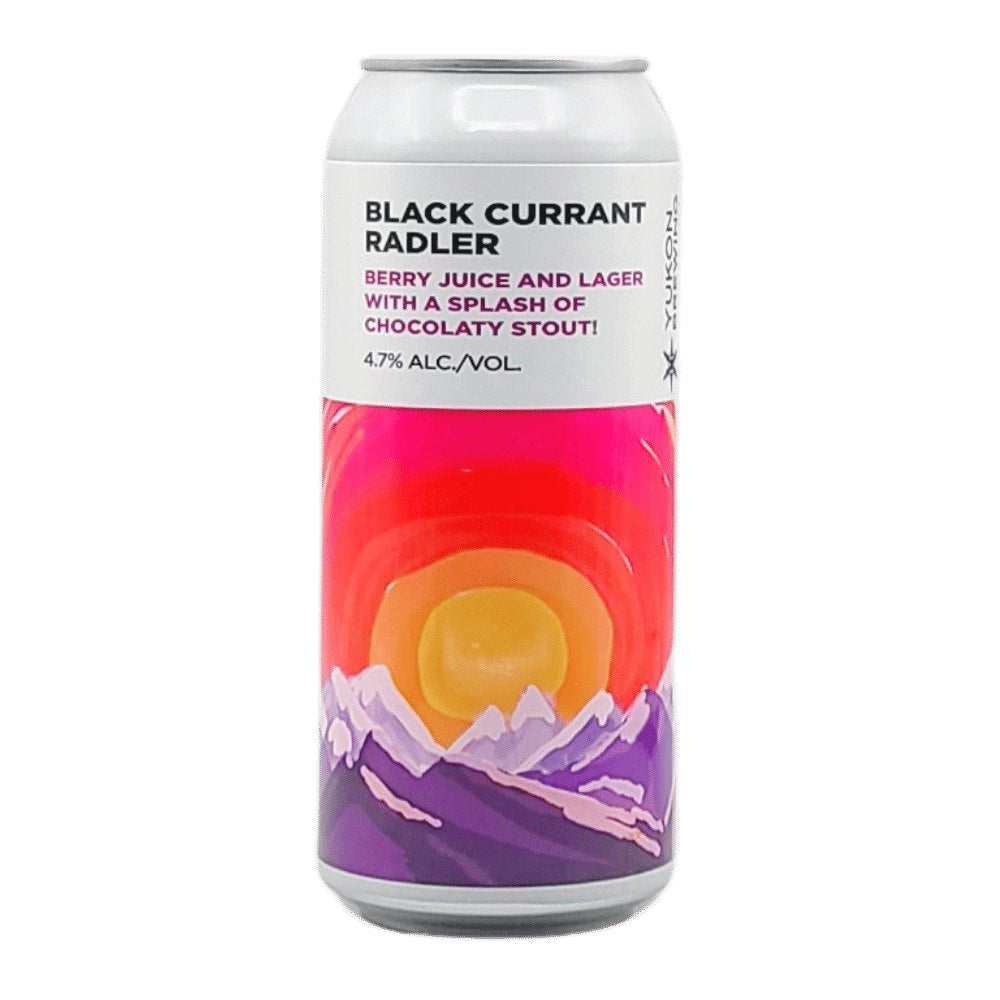 Black Currant Radler by Yukon Brewing, beer label