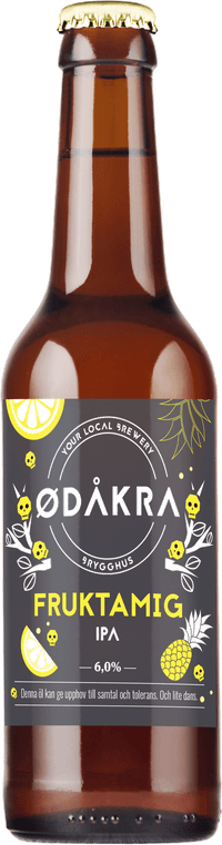 Fruktamig by Ödåkra Brygghus, beer label
