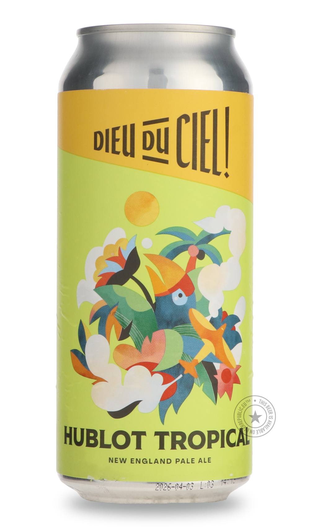 Hublot Tropical by Dieu du Ciel!, beer label