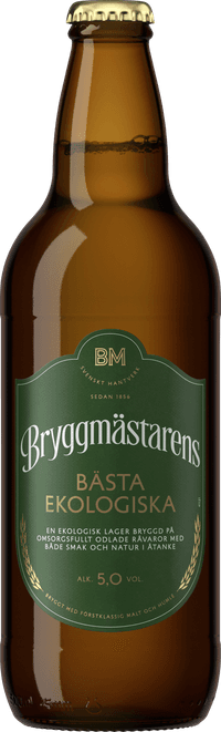 Bryggmästarens Bästa Ekologiska by Åbro Bryggeri, beer label