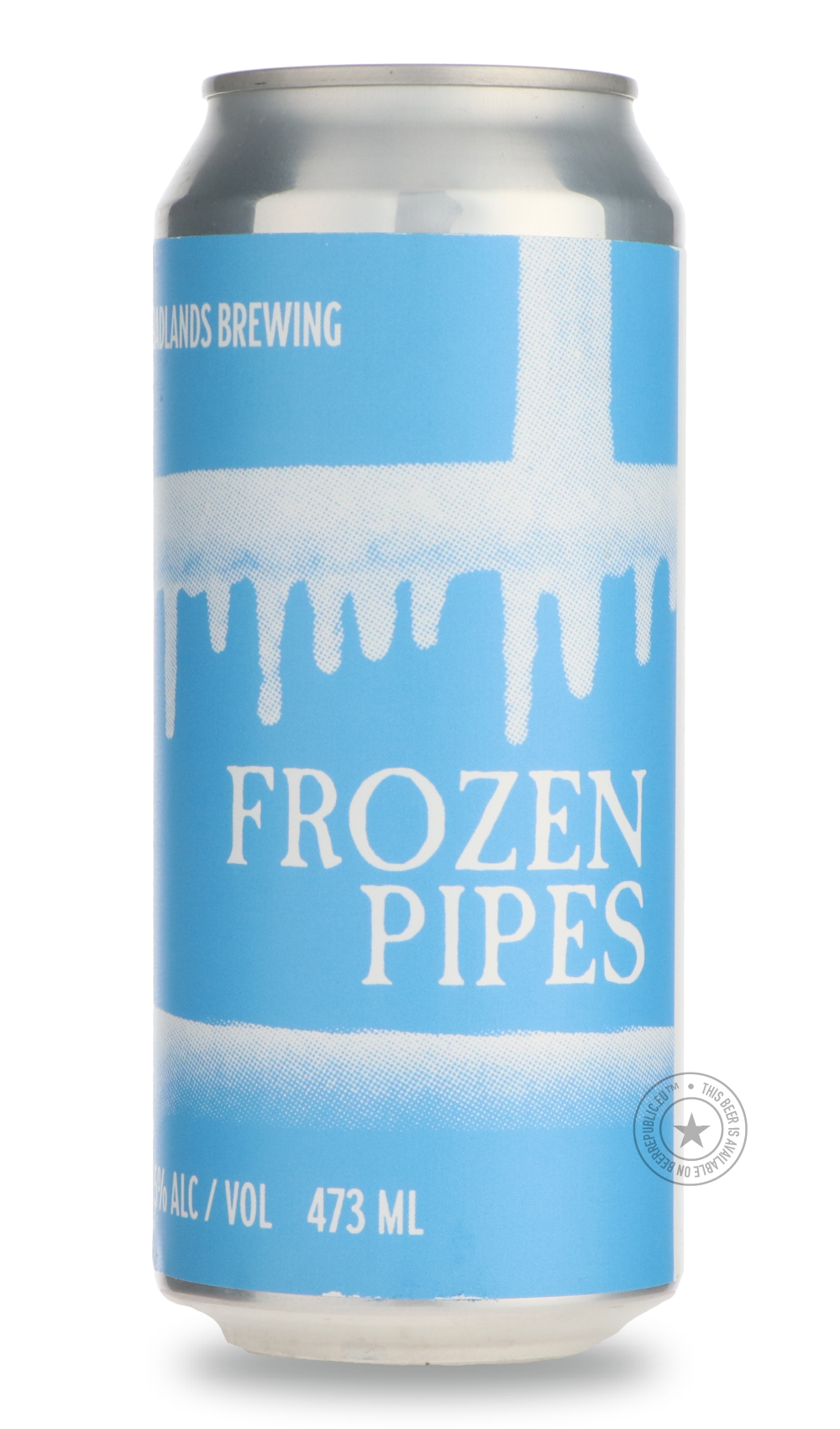 Frozen Pipes (2026) by Badlands Brewery, beer label