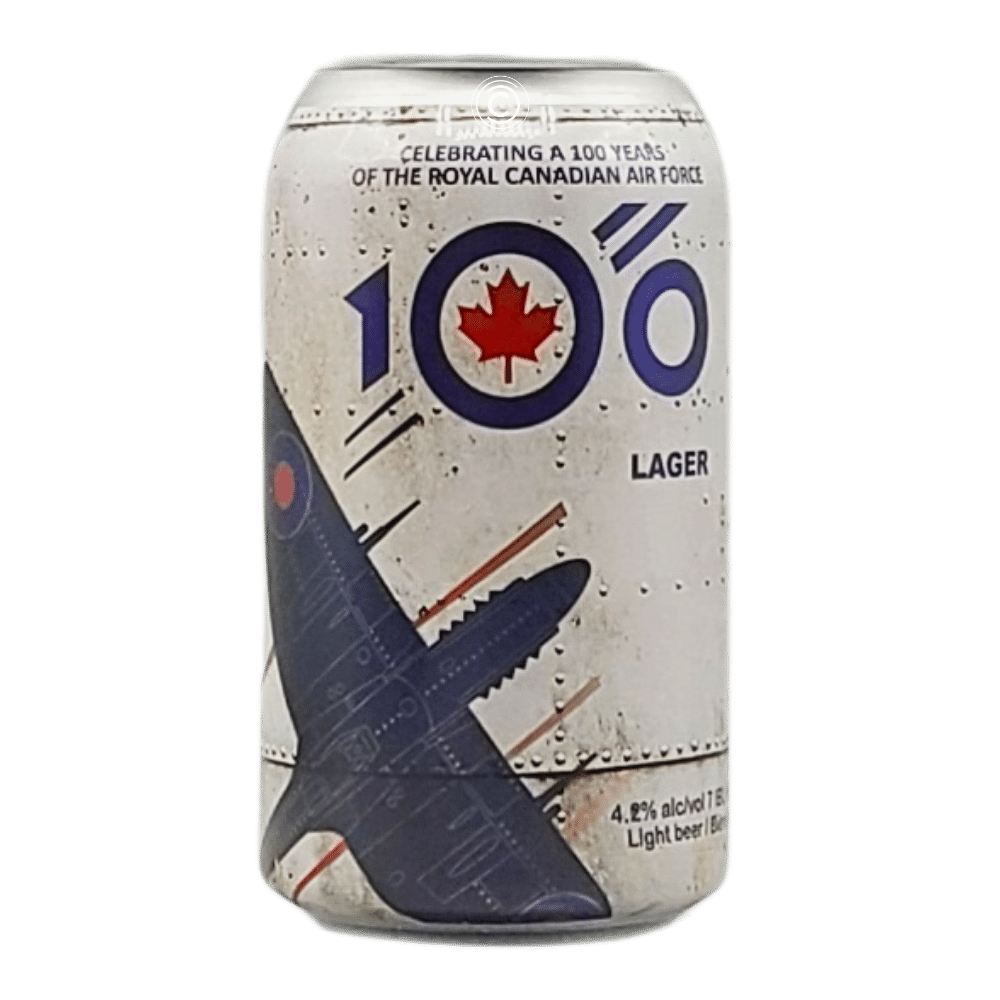 100 Lager by Cold Lake Brewing & Distilling, beer label