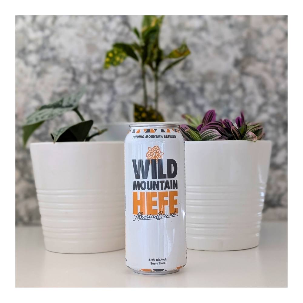 Wild Mountain Hefe by Folding Mountain Brewing, beer label