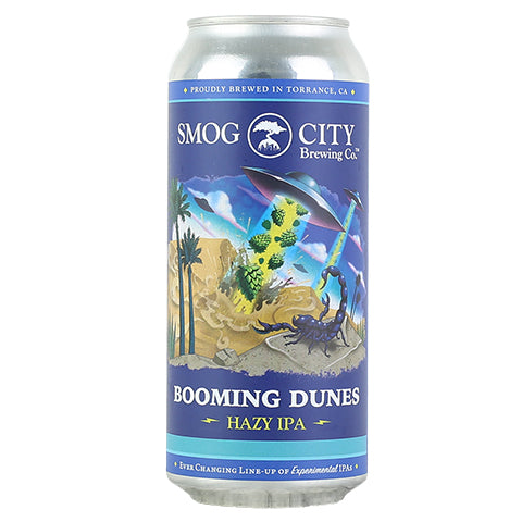 Smog City Booming Dunes Hazy IPA by Smog City Brewing, beer label
