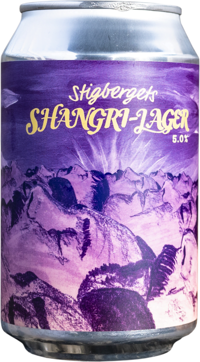 Shangri-Lager by Stigbergets Bryggeri, beer label