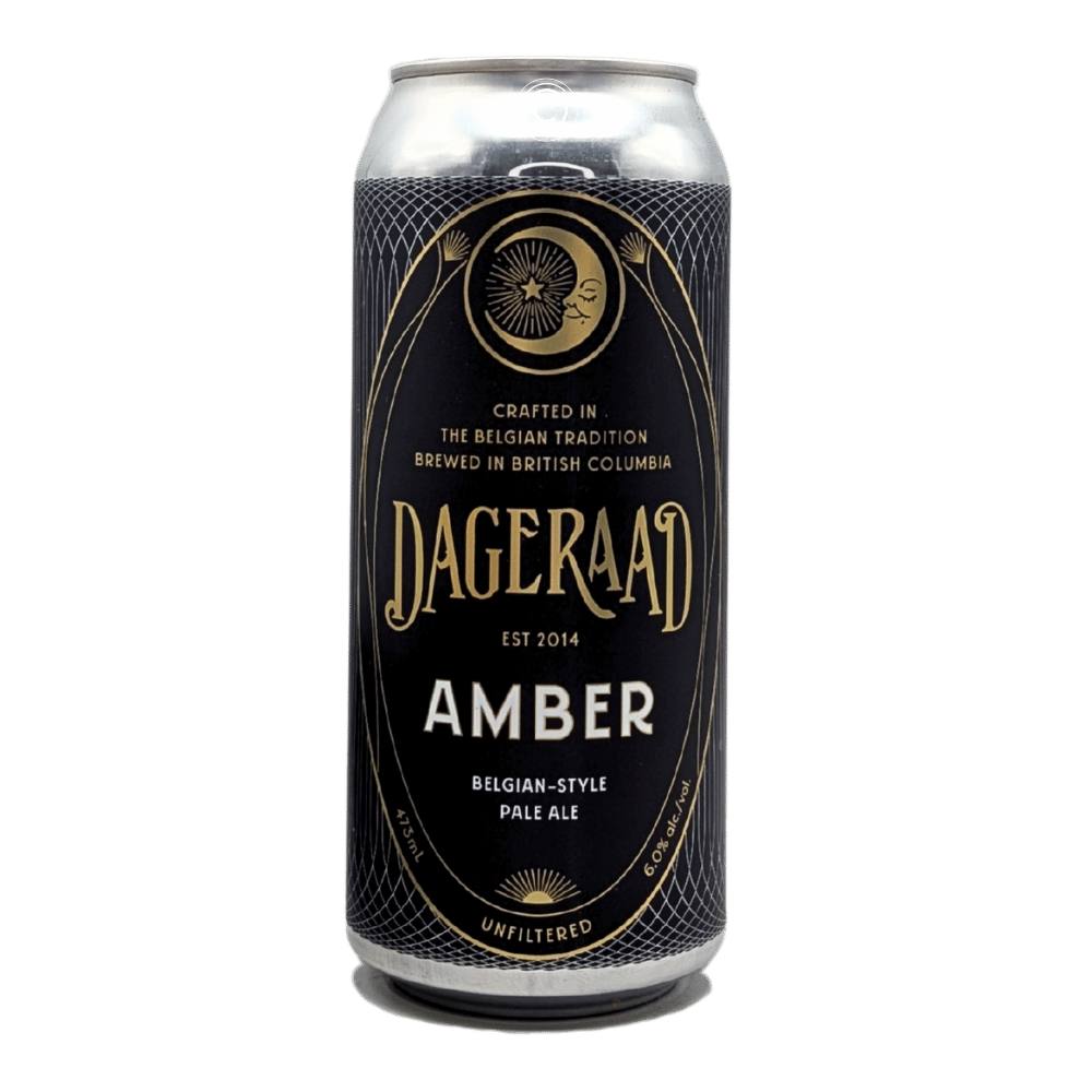 Amber Belgian Pale Ale by Dageraad Brewing, beer label