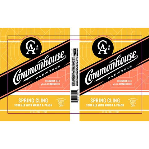 Commonhouse Aleworks Spring Cling Sour Ale by Commonhouse Aleworks, beer label