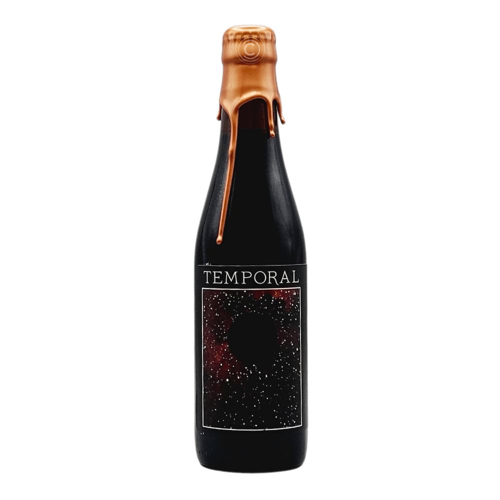 Double Barrel Cherry Novum Barrel-Aged Adambier by Temporal Artisan Ales, beer label