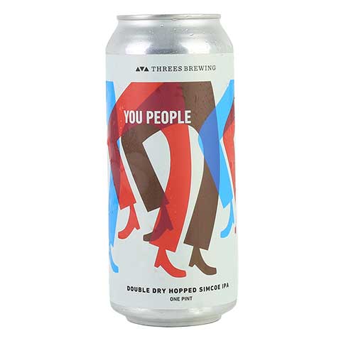 Threes You People Double Dry Hopped Simcoe IPA by Threes Brewing, beer label