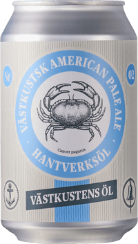 Västkustsk APA by Rörö Öl, beer label