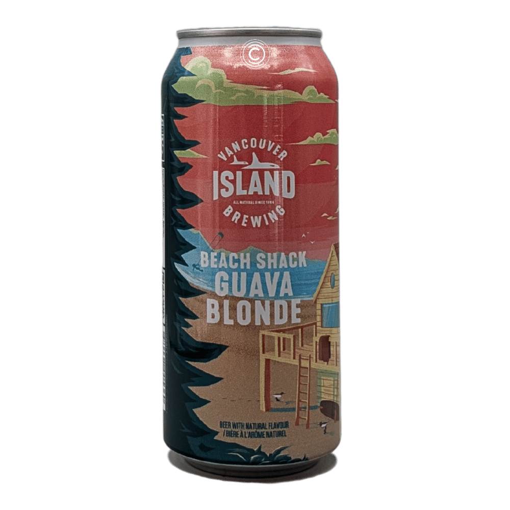 Beach Shack Guava Blonde by Vancouver Island Brewing, beer label