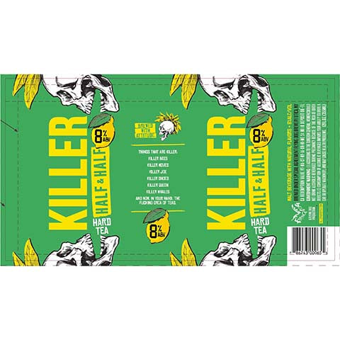 Flying Dog Killer Half & Half Hard Tea by Flying Dog Brewery, beer label