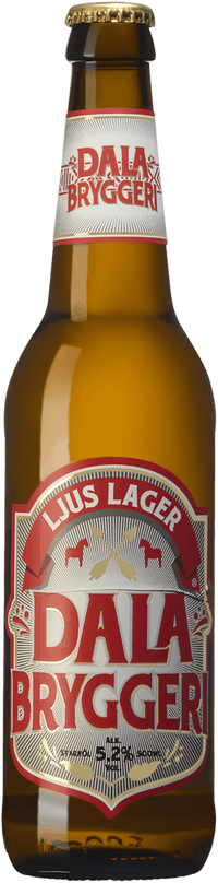 Dalabryggeri Ljus Lager by Snickerivägens bryggeri AB/ Dalabryggeri, beer label