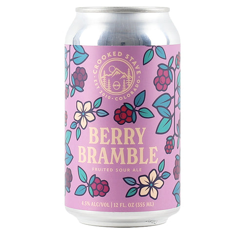 Crooked Stave Berry Bramble Fruited Sour Ale by Crooked Stave Artisan Beer Project, beer label