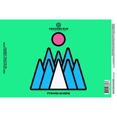 Crooked Run Fermentation Pyramid Scheme IPA by Crooked Run Fermentation, beer label