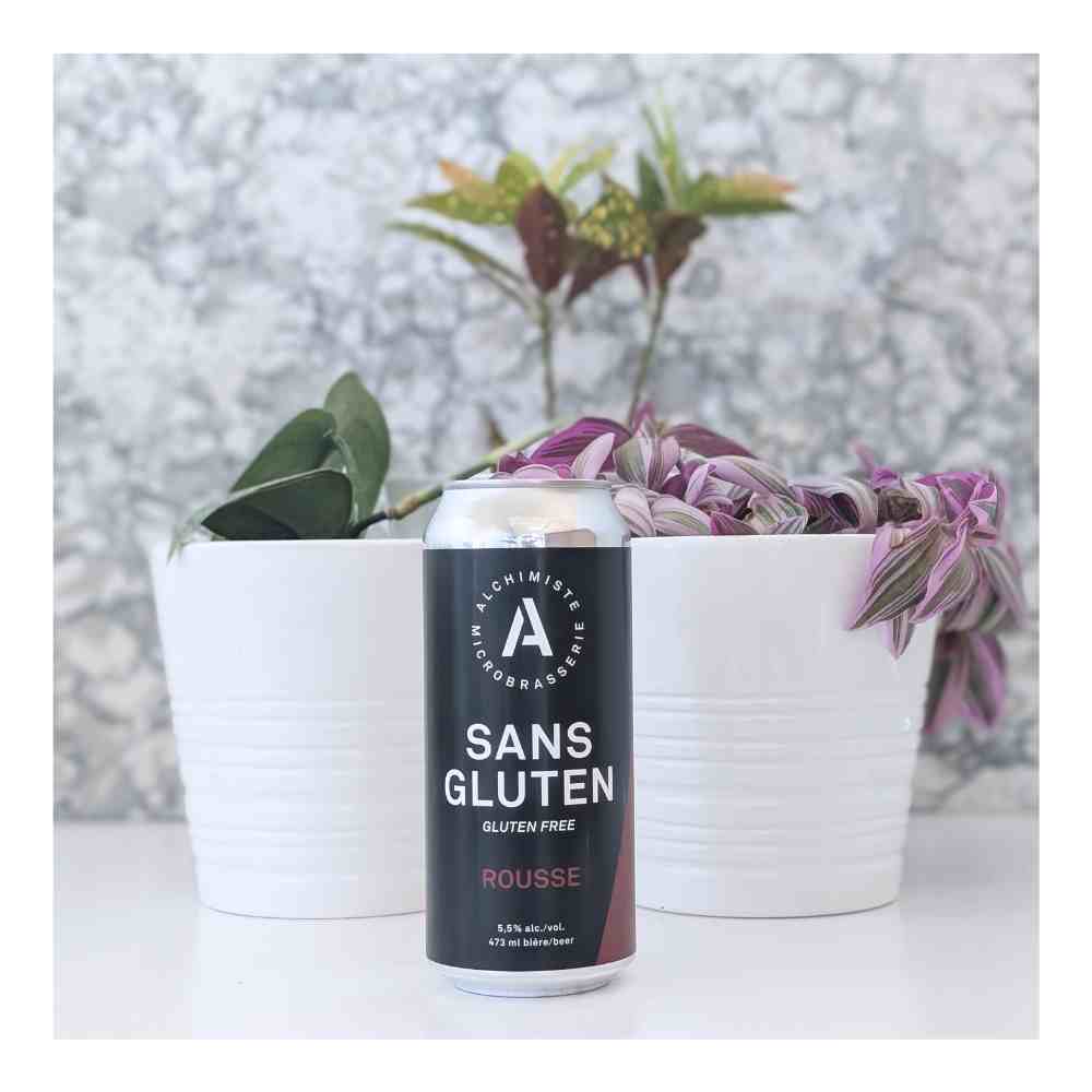 Sans Gluten Rousse Gluten-Free Red Ale by Alchimiste Microbrasserie, beer label