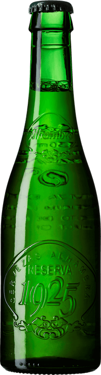 Alhambra Reserva 1925 by San Miguel, beer label